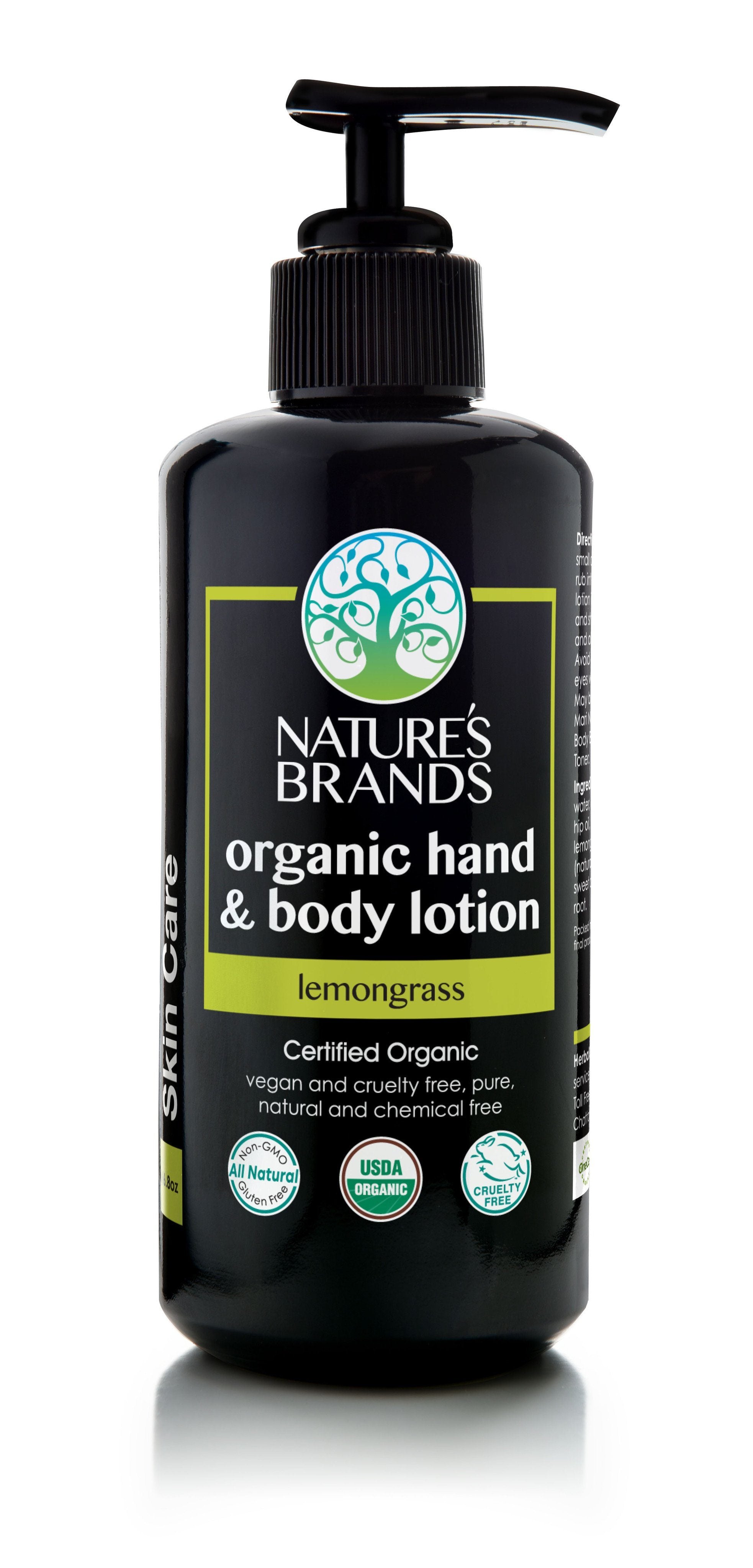 Herbal Choice Mari Organic Hand And Body Lotion, Lemongrass