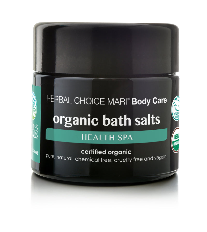 Herbal Choice Mari Organic Bath Salts, Health Spa for Your Body - Herbal Choice Mari Organic Bath Salts, Health Spa for Your Body - 3.4floz