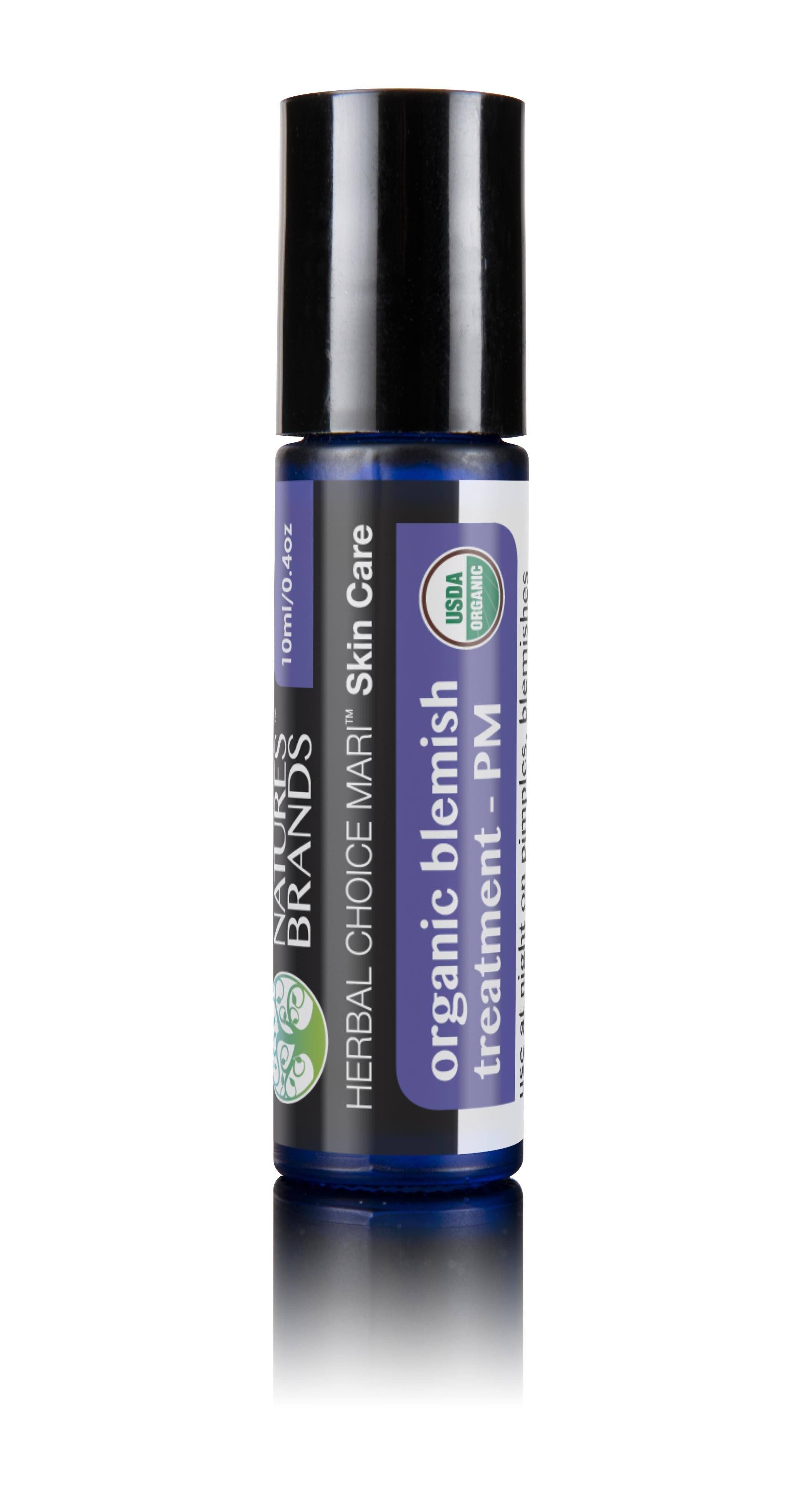Herbal Choice Mari Organic Facial Blemish Treatment, Night(PM); 0.3floz