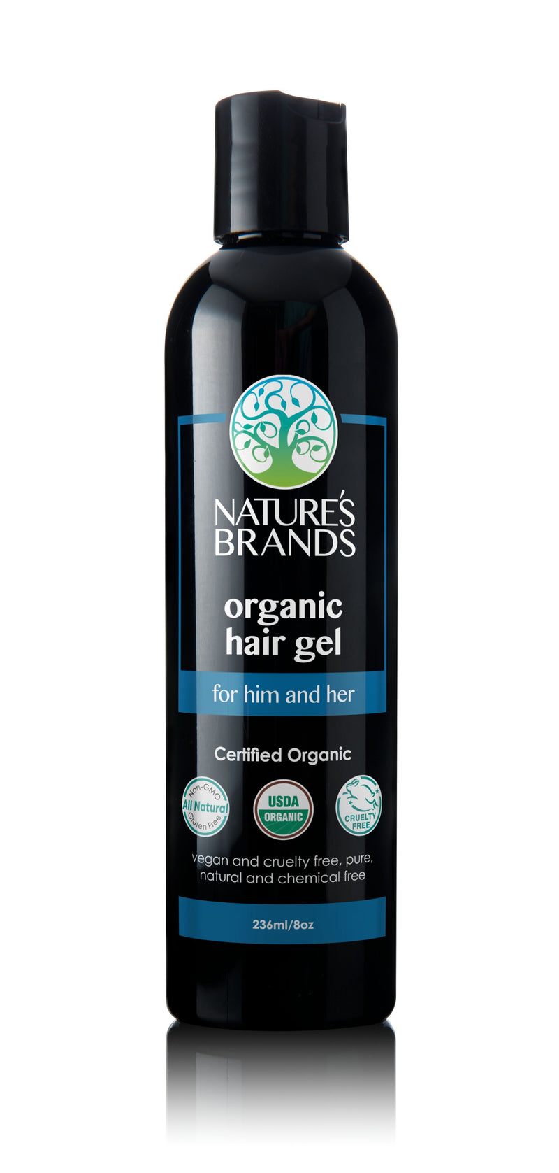 Herbal Choice Mari Organic Hair Gel - Herbal Choice Mari Organic Hair Gel - 8floz