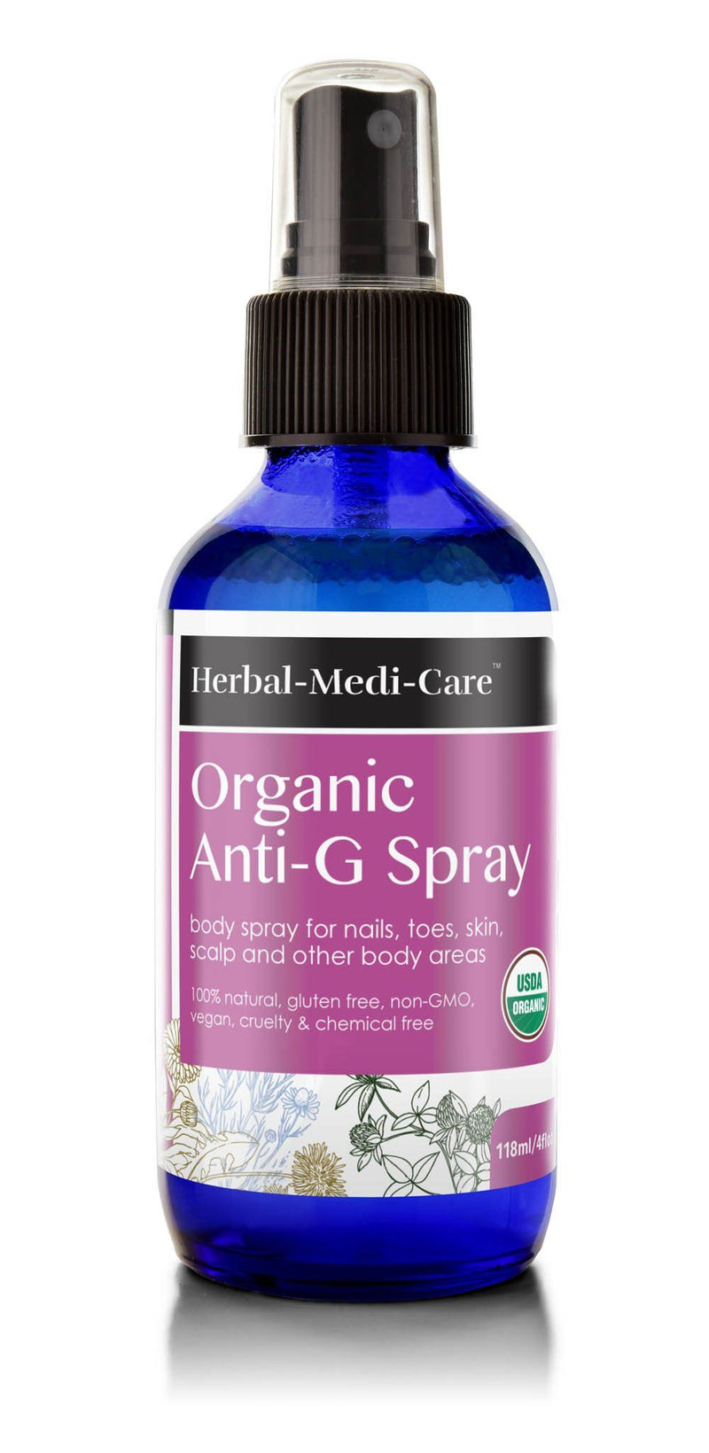 Herbal-Medi-Care Organic Anti-G (Fungal) Spray; 4floz - Herbal-Medi-Care Organic Anti-G (Fungal) Spray; 4floz - Herbal-Medi-Care Organic Anti-G (Fungal) Spray; 4floz