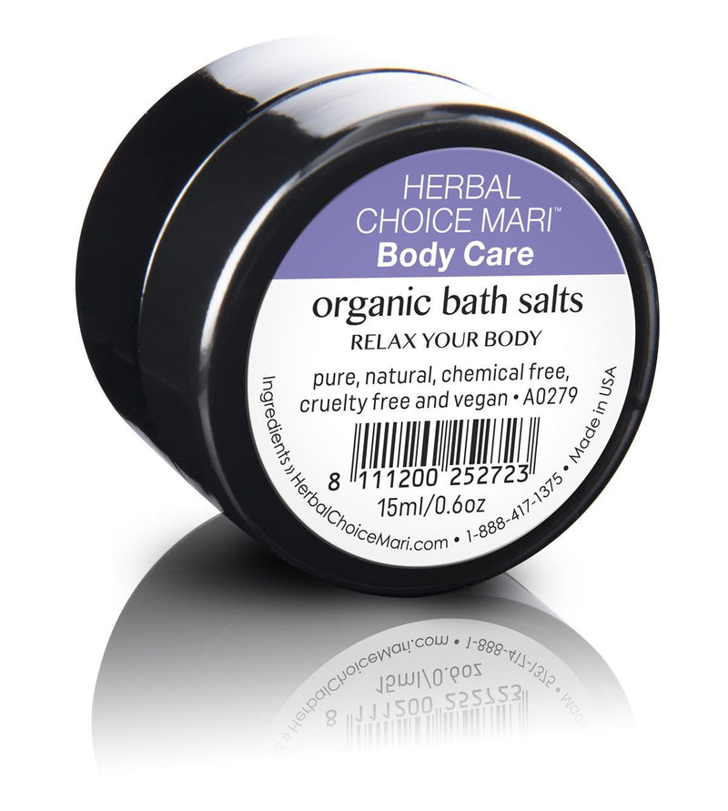 Herbal Choice Mari Organic Bath Salts, Relax Your Body - Herbal Choice Mari Organic Bath Salts, Relax Your Body - 0.5floz