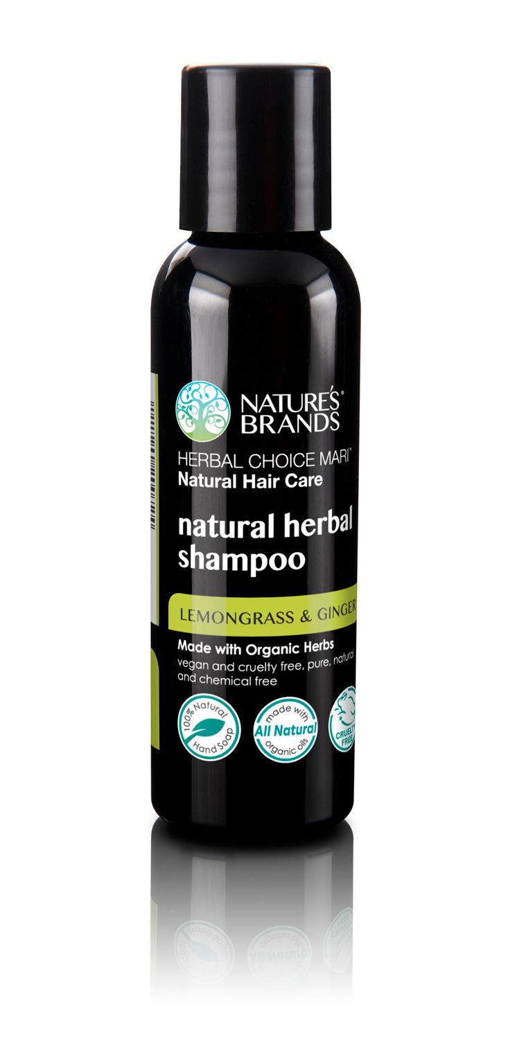 Herbal Choice Mari Natural Shampoo, Lemongrass And Ginger; Made with Organic